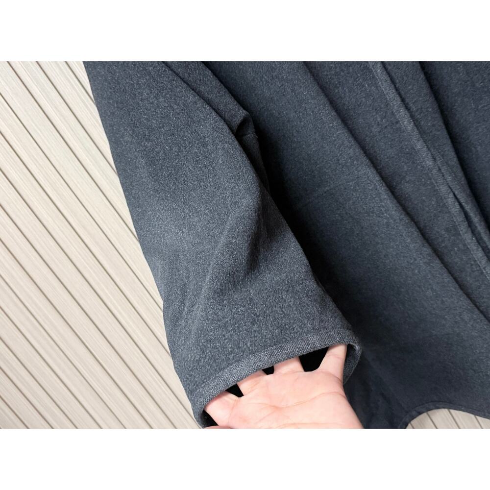 Eileen Fisher Boiled 100% Wool Jacket Gray Size L - Picture 8 of 11